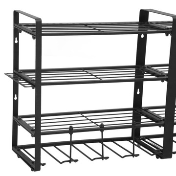 Настенный органайзер для электроинструмента, 4-слойный шкаф для хранения в гараже для дрели