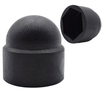 MASKOWNICA ŚRUBY ZAŚLEPKA KOŁPAK M16 CZARNA 100SZT