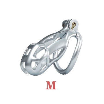 Mężczyzna urządzenie Chastity Cobra Cock Cage z 4