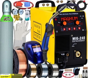 SPAWARKA MIGOMAT MAGNUM 240 DUAL PULS SYNERGIA TIG