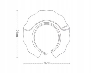 NICEKIDS BATHING ROUNDON, Щиток для МОЙКИ ГОЛОВЫ, для купания детей, РОЗОВЫЙ