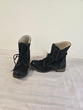 Buty botki skórzane Lasocki r. 36 wkładka 23 cm