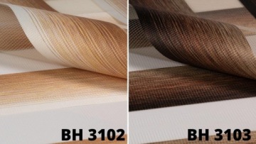 Рулонная штора ПРЕМИУМ день-ночь, размер 54х150.