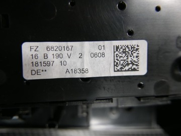 BMW F39 F45 F46 F48 OSVĚTLENÍ LAMPA INTERIÉR KABINY POLSTROVÁNÍ