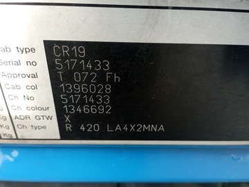 SCANIA CR19 ВЕРХНЯЯ ЛИНИЯ КАБИНЫ МАЛЕНЬКИЙ ОТДЕЛИТЕЛЬ ДЛЯ ХРАНЕНИЯ