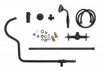 Душевой набор, панель для тропического душа в стиле ретро
