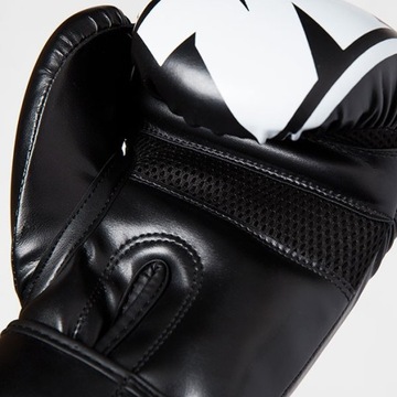 Боксерские перчатки StormCloud Bolt 2.0, черные/белые, 14 унций