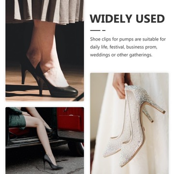 2шт зажимы для обуви хрустальные украшения пряжки для обуви