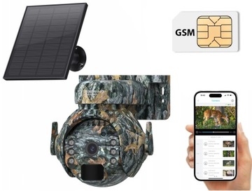 Камера-ловушка Вращающаяся лесная камера GSM LTE SOL