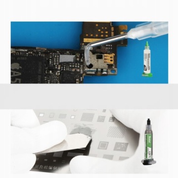 НАБОР ФЛЮСОВ ЖИДКАЯ ОЛОВЯННАЯ ПАСТА 138°C 2X ПОРШНЕВАЯ ИГЛА ФЛЮС 338 ПРИПОЙ