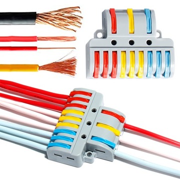 SZYBKOZŁĄCZKA PRZELOTOWA ZŁĄCZKI PUSZEK Elektryczne zybkozłączki kablowe