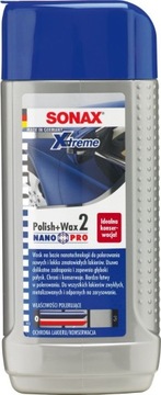 Wosk lekkościerny Sonax Xtreme polish&wax 2 nanopro 250 ml
