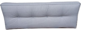 Poduszka na PALETĘ 120x40x20/10 SILVER POPIEL 03