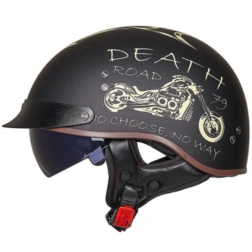 KASK MOTOCYKLOWY retro NIEMIECKI orzeszek roz. XXL