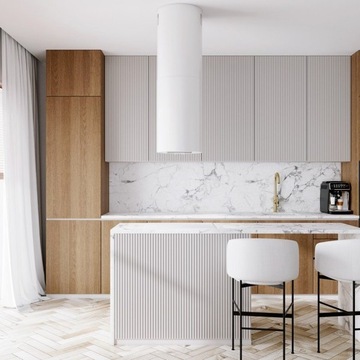 Островной вытяжной трубчатый цилиндр Globalo LOBELIO ISOLA