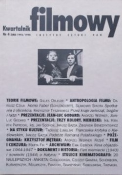 KWARTALNIK FILMOWY NR 4 1993/1994
