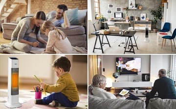 WYDAJNY TERMOWENTYLATOR+ PILOT ZDALNEGO STEROWANIA