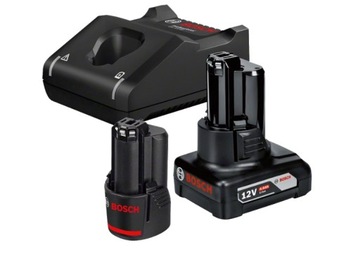 BOSCH ZESTAW GAL12V-40+GBA 12V 4.0AH+GBA12V 2.0 AH
