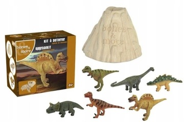 BONES & MORE DUŻA FIGURKA DINOZAURA z wulkanu