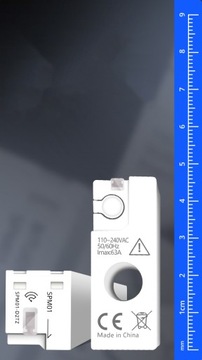 Измеритель тока энергии 1-фазный двунаправленный трансформатор 63А ZigBee TUYA