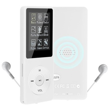 MP3-ПЛЕЕР 16 ГБ BLUETOOTH-ВИДЕОПЛЕЕР ДЛЯ СПОРТА И ПУТЕШЕСТВИЙ + НАУШНИКИ