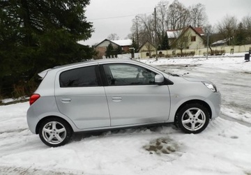 Mitsubishi Space Star Hatchback 5d 1.0 71KM 2014 Mitsubishi Space Star SERWISOWANY Zarejestrowany tani ekonomiczny Benzyna, zdjęcie 4