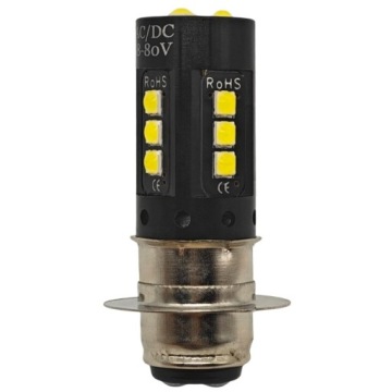 P15D Светодиодная лампа H6M, T19, PX15D 8-80В белая 1200лм