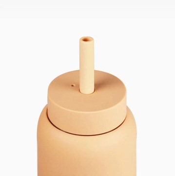 Bink - Silikonowa nasadka ze słomką do butelki Mini - Sand