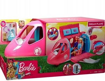 Barbie Dreamhouse Różowy Samolot Barbie GDG76
