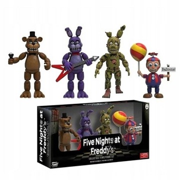 Figurka ZESTAW FIGUREK FIVE NIGHTS AT FREDDY'S FNAF 4 SZT