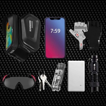 СУМКА ДЛЯ ВЕЛОСИПЕДА SANITLE Водонепроницаемый ЧЕХОЛ ДЛЯ ТЕЛЕФОНА НАСТЕННАЯ СУМКА РАМА РАМА