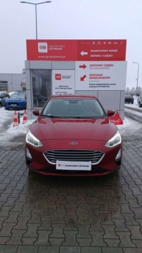 Ford Focus III Sedan Facelifting 1.0 EcoBoost 125KM 2018 Ford Focus Ford Focus 1.0 salon PL, kamera, serwisowany, Gwarancja, FV VAT, zdjęcie 1
