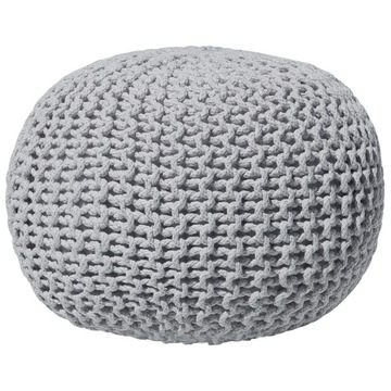 Puf 50 x 35 cm jasnoszary CONRAD