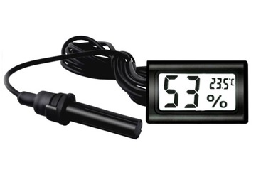 ЭЛЕКТРОННЫЙ ЖК-ТЕРМОМЕТР-ГИГРОМЕТР С ЗОНДОМ 2В1