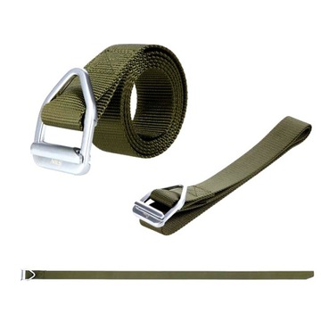 ФУНКЦИОНАЛЬНЫЙ ТАКТИЧЕСКИЙ РЕМЕНЬ ДЛЯ КЕМПИНГА Прочный и устойчивый ЗЕЛЕНЫЙ 125 СМ