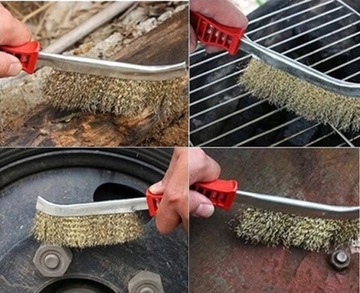 ЩЕТКА ИЗ ОЦИНКОВАННОЙ СТАЛЬНОЙ ПРОВОЛОКИ