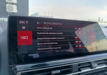 Citroen C5 Aircross I SUV Facelifting 1.2 PureTech 131KM 2023 Citroen C5 Aircross 1.2 130KM Shine AT8 Kamera Mirrorlink LED SerwisASO Sa, zdjęcie 32