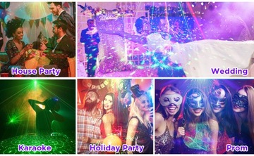 DJ DISCO STAGE LIGHT СВЕТ ДЛЯ ВЕЧЕРИНКИ С ДИСТАНЦИОННЫМ УПРАВЛЕНИЕМ - Питание от аккумулятора