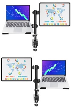 Универсальный держатель для монитора и ноутбука 2 в 1