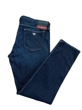 EMPORIO ARMANI jeansy męskie slim r. W 38 L 33