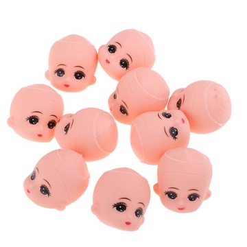 10 штук кукольных голов Heads For Mini