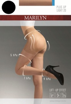 Rajstopy Wyszczuplające Modelujące Relaksujące Marilyn Plus Up 20 DEN 2-S