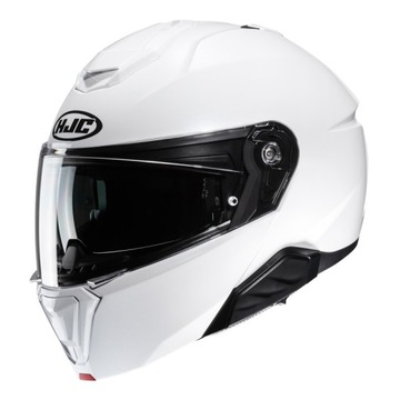 Hjc I91 Solid Pearl White Kask Szczękowy M