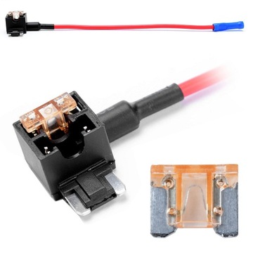 Przejściówka do skrzynki bezpieczników FUSE MINI niski profil + bezpiecznik