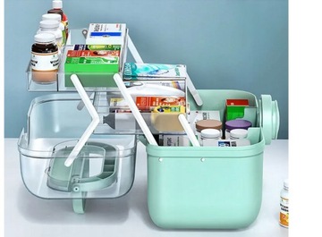 ОРГАНИЗАТОР ДЛЯ ЛЕКАРСТВ ЗАКРЫТЫЙ КОНТЕЙНЕР КОРОБКА КАССЕТА ЗАКРЫТАЯ ПЕРВЫЙ НАБОР XXL