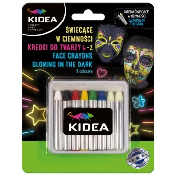 Фарба для аквагриму 8 колір. Kidea (KDT8SKA)