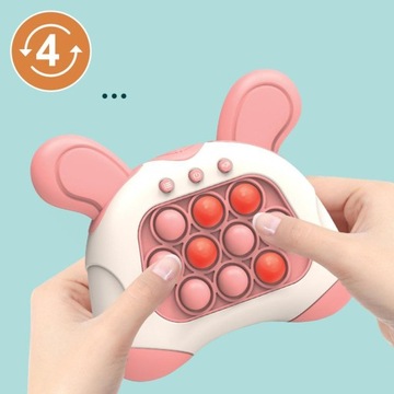 АНТИСТРЕССОВАЯ АРКАДА ДЛЯ ДЕТЕЙ POP IT FAST PUSH BUBBLE