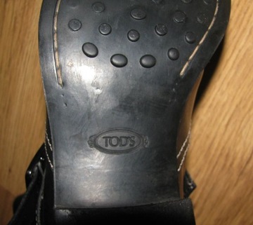 TOD'S włoskie skórzane botki buty zimowe damskie 37,5 BDB