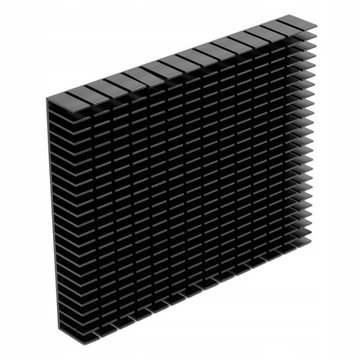 ПРОФИЛЬ РАДИАТОРА АЛЮМИНИЕВЫЙ 150х120х20мм ЧЕРНЫЙ