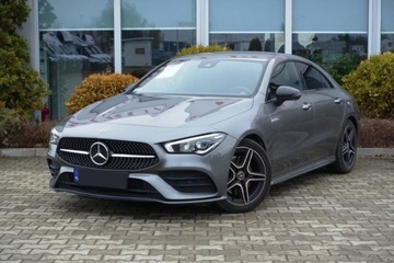 Mercedes CLA C118/X118 Coupe 2.0 220 190KM 2020 Mercedes-Benz CLA 4-Matic, AMG Line, kamera, tempomat, asystent martwego p
